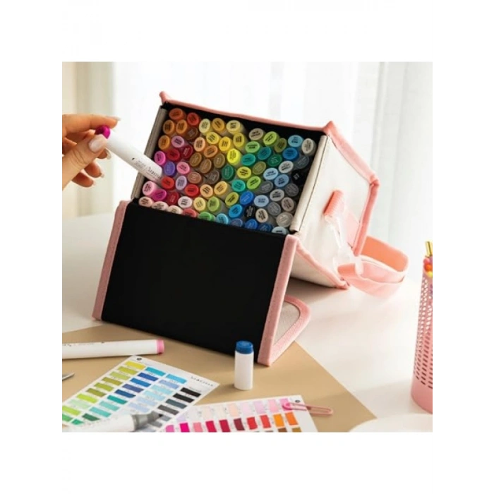 80li Çift Uçlu Alkol Bazlı Marker Kalem Seti