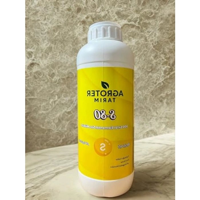 %80 Sıvı Kükürt Gübre, 800 Gr/Lt, Toprak pH Düzenleyici 1 Lt için