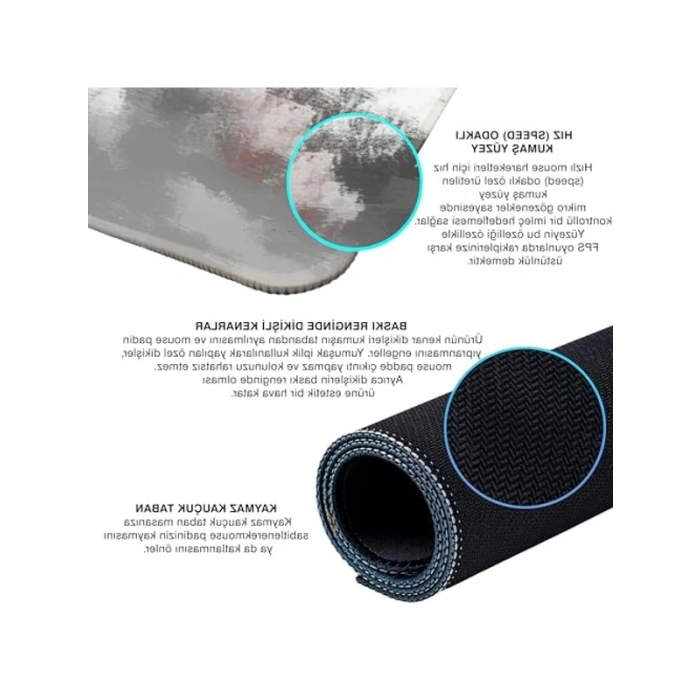 80x30 cm Boyutunda XXL Büyük Oyuncu Mouse Pad, Ofis Kullanımı İçin