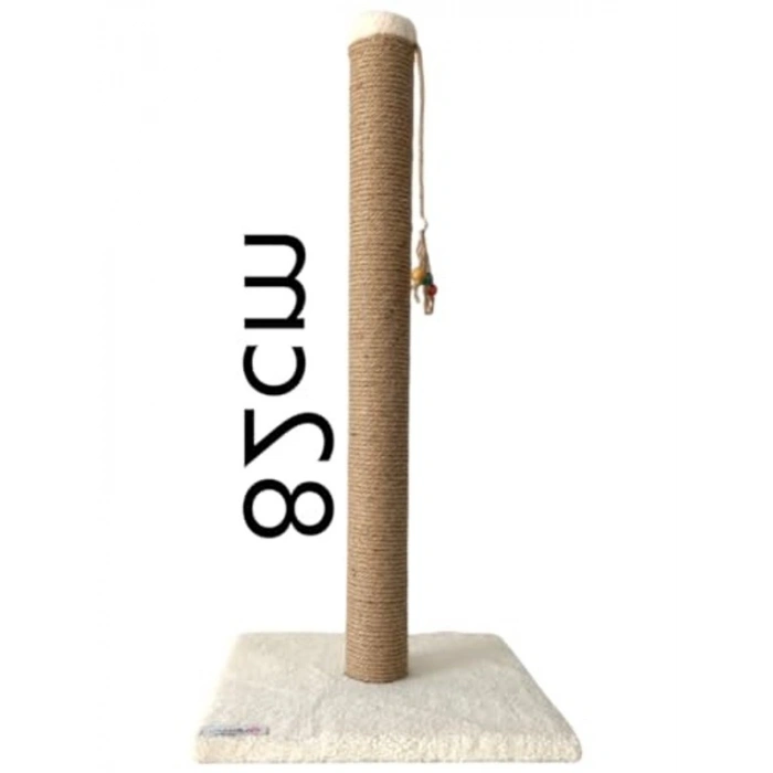 82 cm Boyunda Kedi Tırmalama Tahtası, 8 Çap Boru, Tek Parça