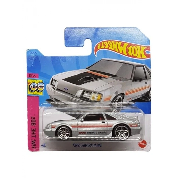 84 Mustang SVO Araç Modeli, Gümüş Metalik Renk Seçeneği