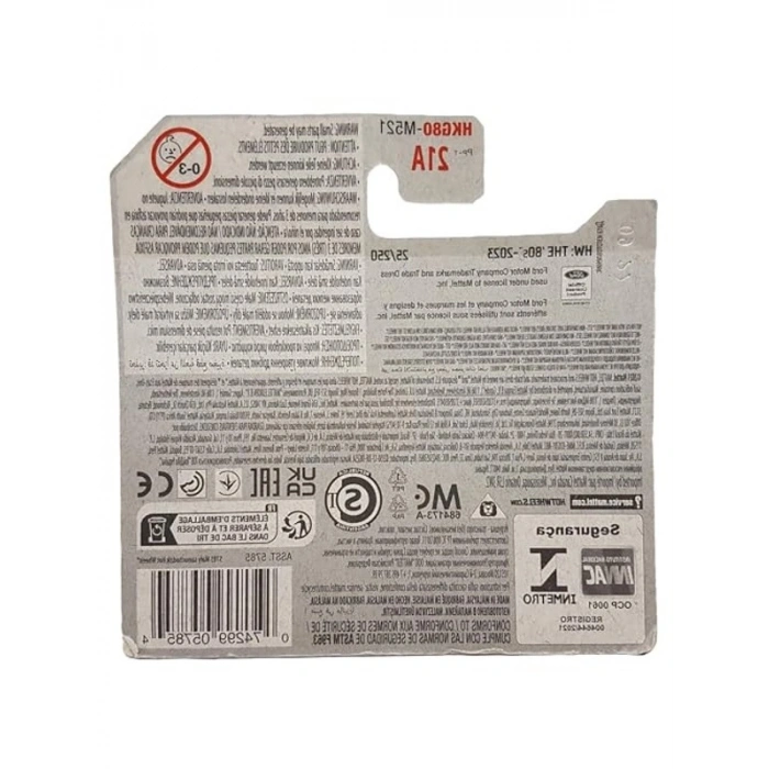 84 Mustang SVO Araç Modeli, Gümüş Metalik Renk Seçeneği