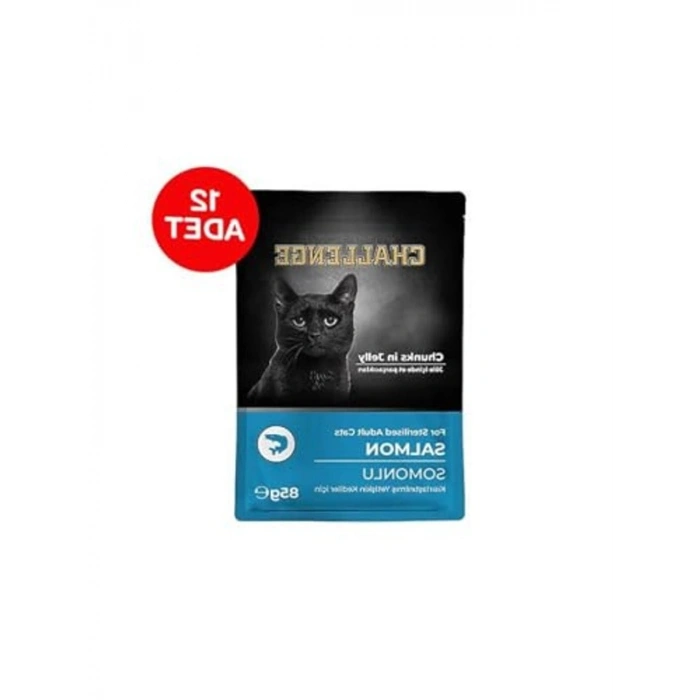 85 gr x 12 Adet Somonlu Kısırlaştırılmış Kedi Yaş Maması