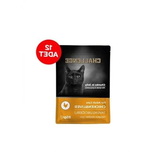 85 gr x 12 Adet Tavuklu Ciğerli Kedi Yaş Maması