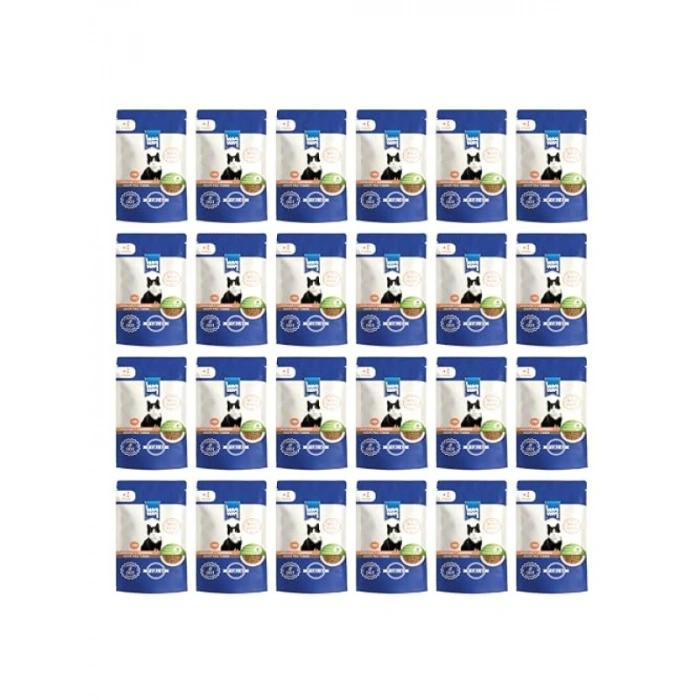 85 Gr x 24 Adet Pouch Yaş Kedi Maması - Somonlu