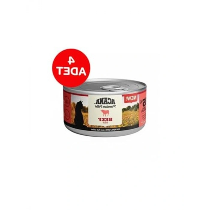 85 gram sığır etli kedi konservesi, 4 adet paket