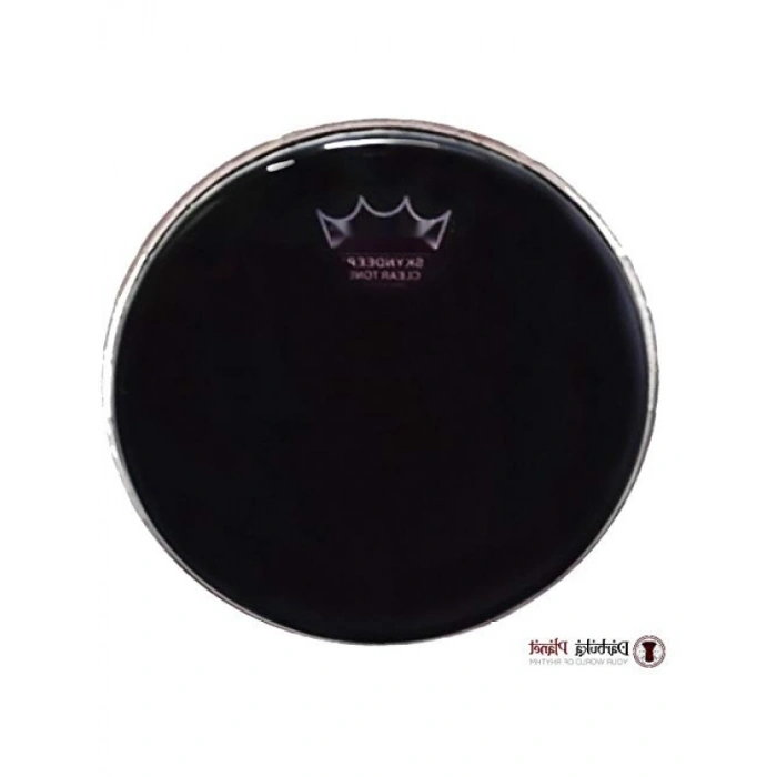 8.75 İnç Darbuka Derisi - Siyah Duman Desenli