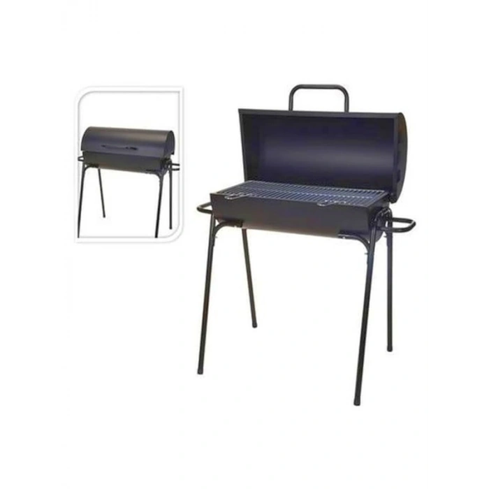 89 cm Siyah Odun Kömürü Mangalı, BBQ Keyfi İçin İdeal