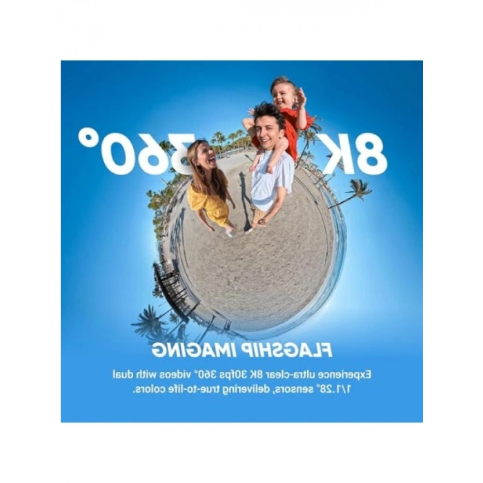 8K 360 Derece Aksiyon Kamerası - Değiştirilebilir Objektif ile