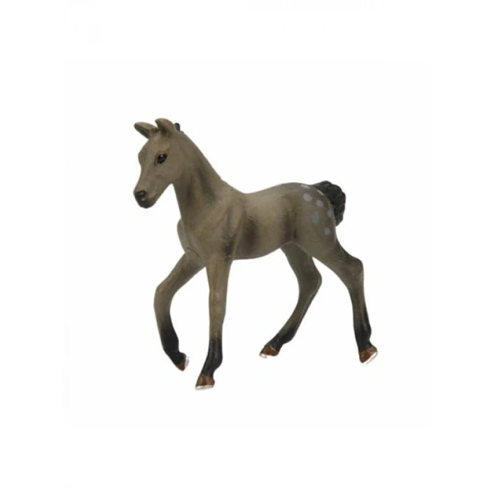 9 cm Gri Renkli At Figürü