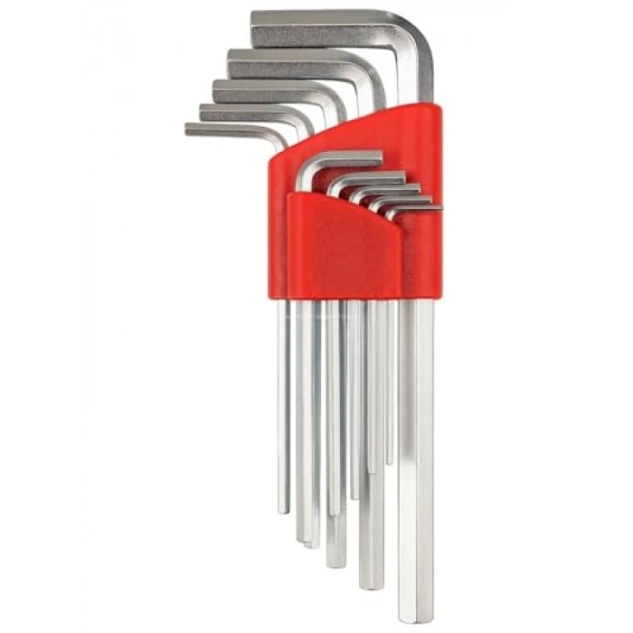 9 Parça L Alyan Anahtar Seti - Metrik 1.5-10 mm