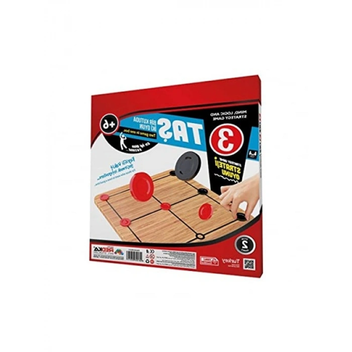 9 Taş - 3 Taş Oyun Seti (Bir Kutuda 2 Oyun)