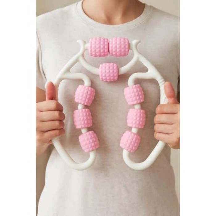 9 Tekerlekli Selülit Masaj Aleti - Vücut Şekillendirici