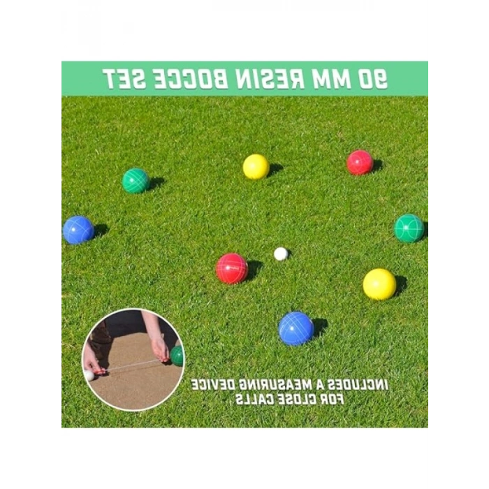 90 mm Boccia Seti - 8 Küre ve Taşıma Çantası