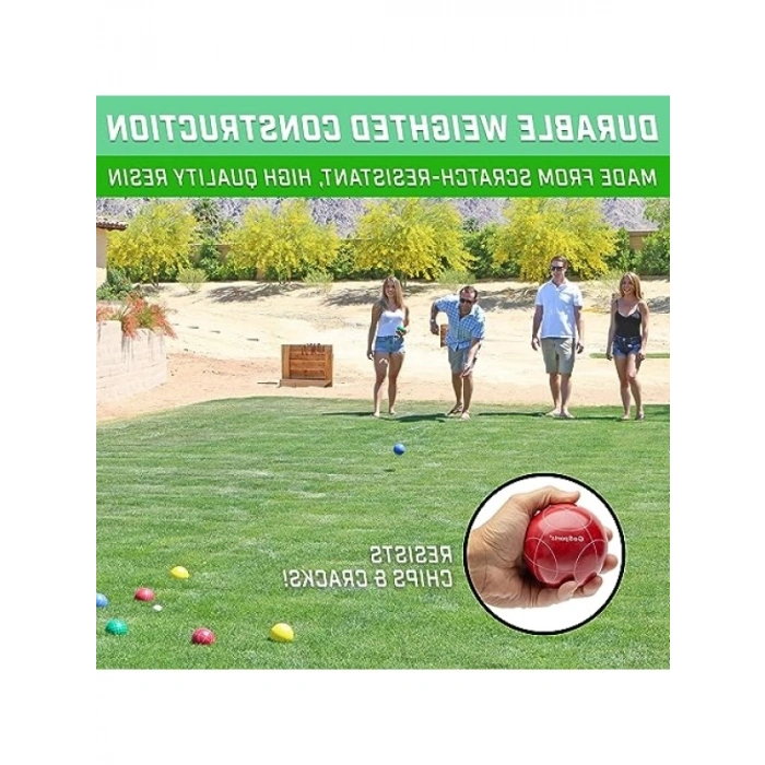 90 mm Boccia Seti - 8 Küre ve Taşıma Çantası