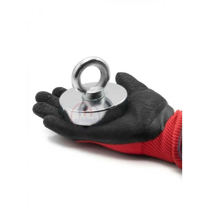 90 mm Çok Güçlü Deniz Mıknatısı - Paslanmaz, 140 kg