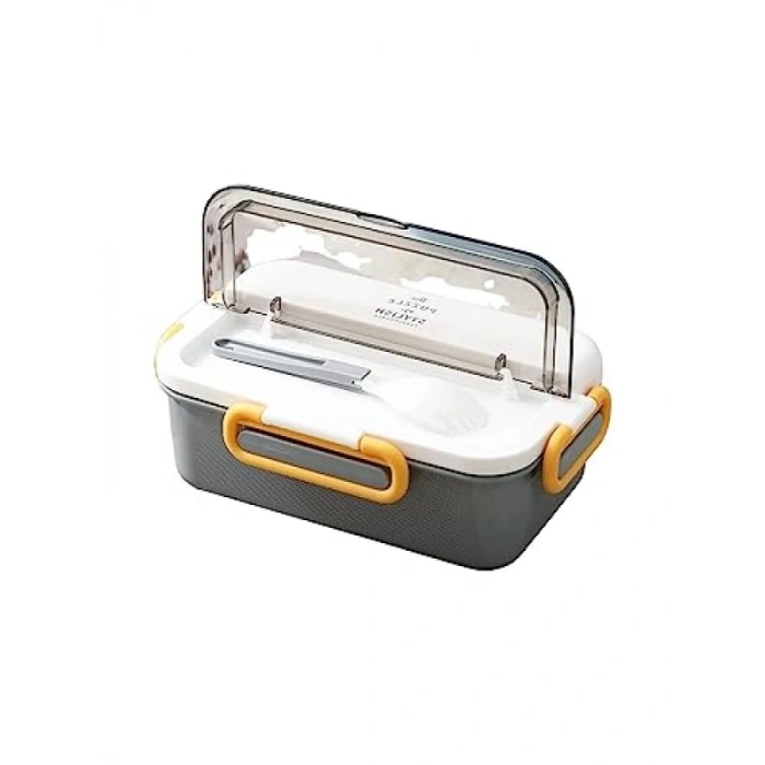 900 ml 1 Katlı 3 Bölmeli Çelik Sefer Tası