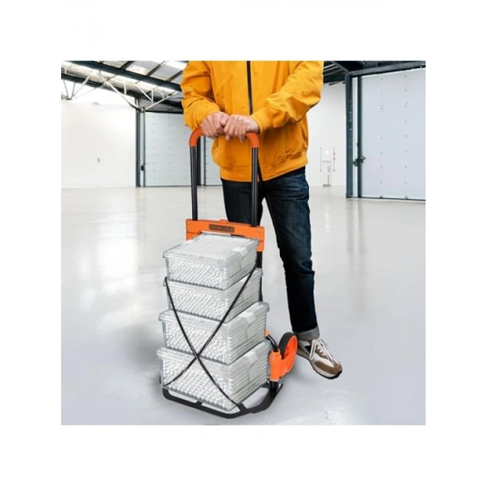 90kg Taşıma Kapasiteli Katlanır El Arabası