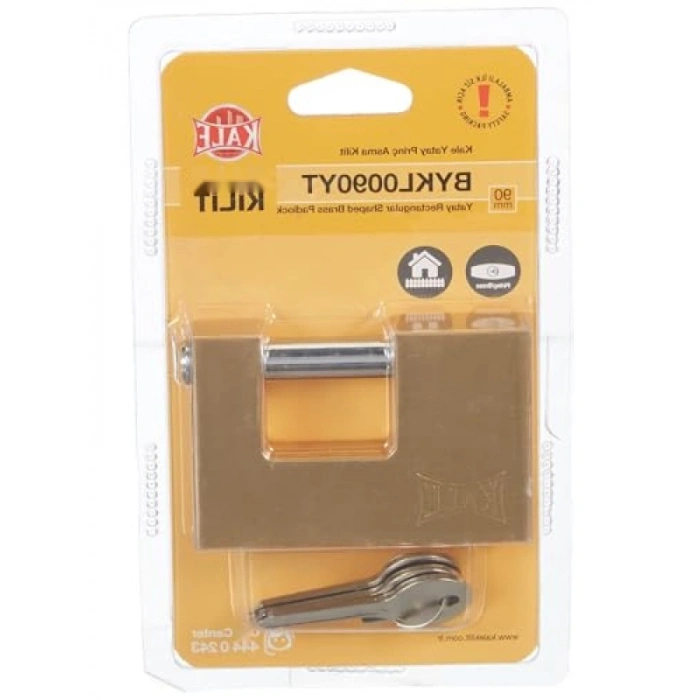 90mm Yatay Pirinç Asma Kilit