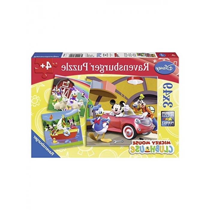 (92475) - 3 x 49 Parça Puzzle Wd, Mickey Club House