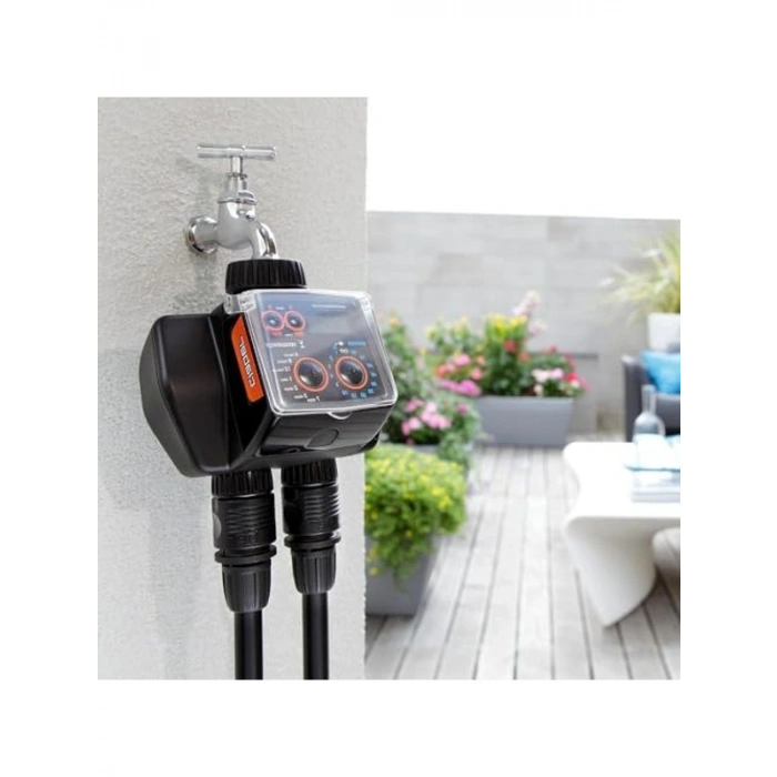 98 Programlı Otomatik Sulama Zamanlayıcısı, 2 Çıkışlı DUAL SELECT