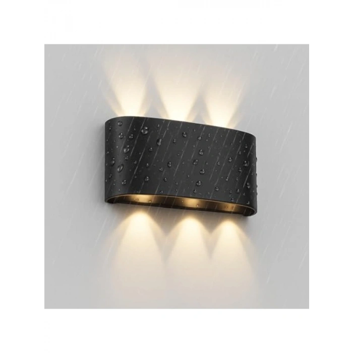 9W Çift Yönlü LED Bahçe Aplik - Su Geçirmez, Modern Tasarım