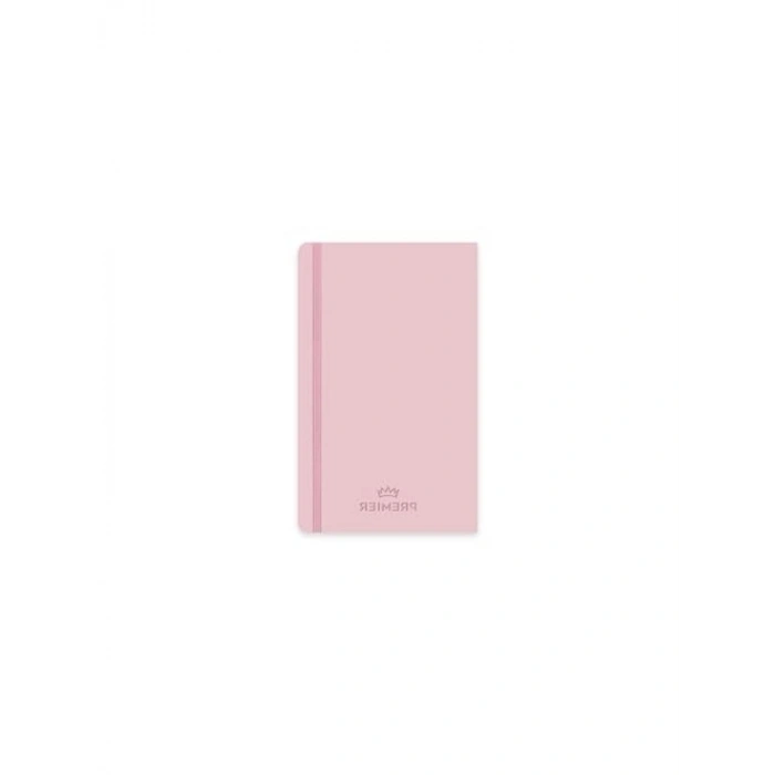 9x14 80 Yaprak Çizgili Ciltli Premier Defter - Pembe