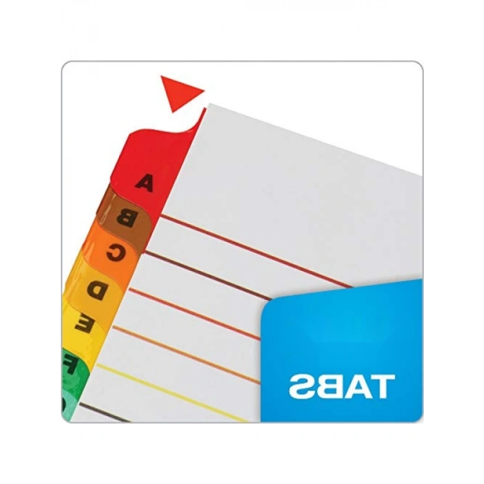 A-Z Sekme Ayırıcı Seti - 3 Halkalı Klasör İçin
