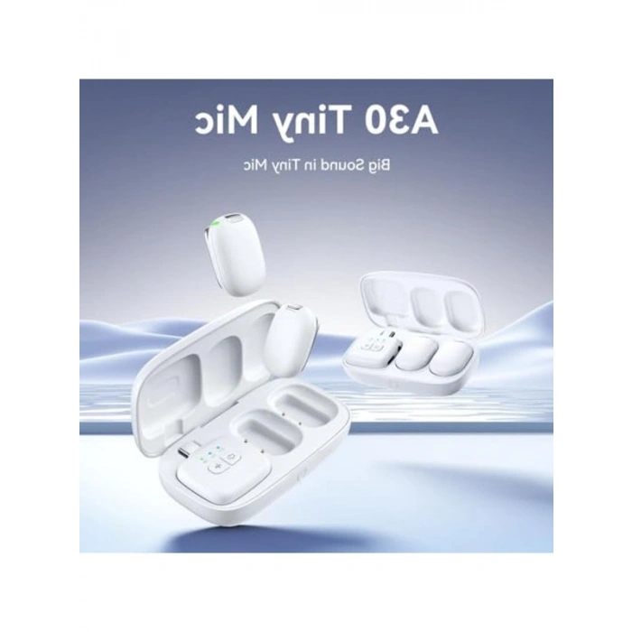 A30 Tiny 2 Kişilik Mikrofon Seti - Beyaz