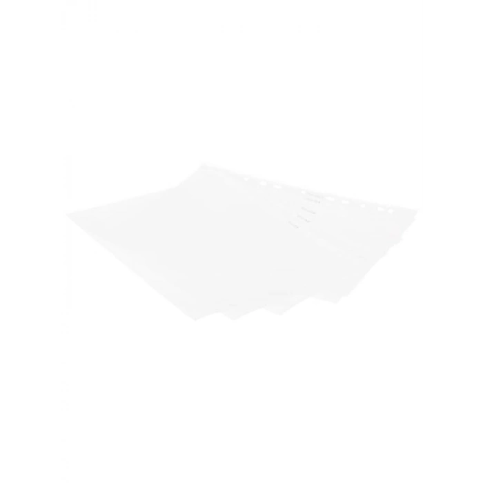 A4 11 Delikli Poşet Dosya, 100 Adet, Buzlu