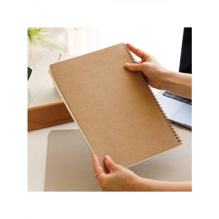 A4 Boyutu Kareli Not Defteri | 110 Gram Kalın Kağıt | 70 Yaprak