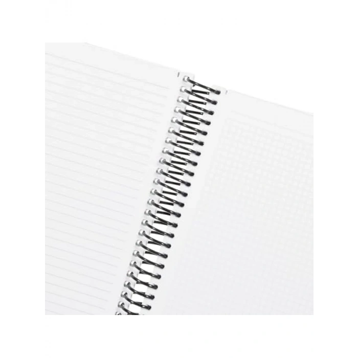 A4 Boyutunda 210 Yapraklı Spiralli Defter - 7 Konulu Yeşil Kapak