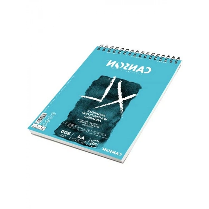 A4 Boyutunda 300g 30 Sayfa Sulu Boya Blok, XL Aquarelle Kalite