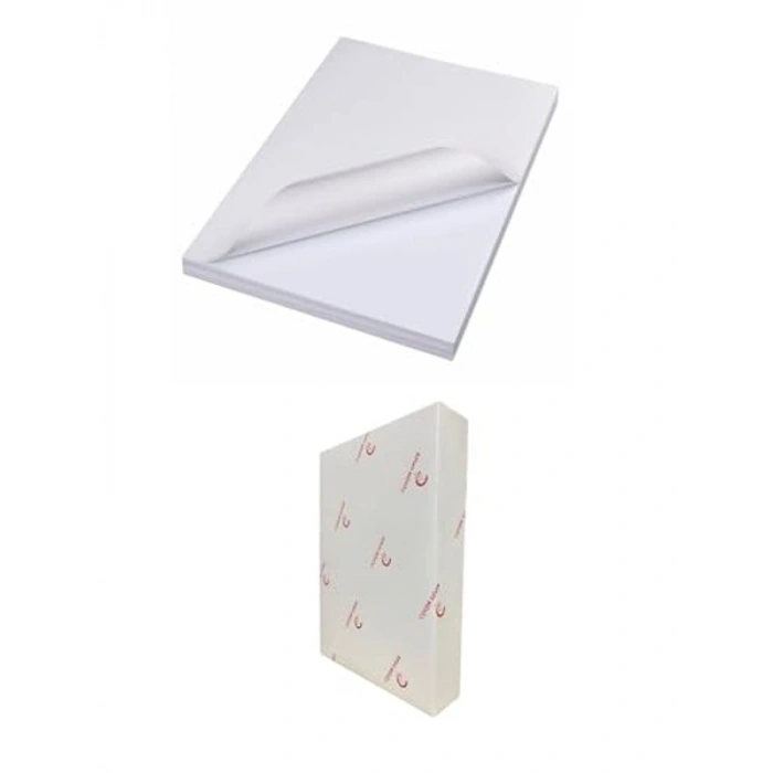 A4 boyutunda 5 adet şeffaf etiket, çeşitli kullanımlar için