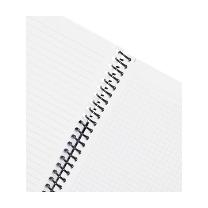 A4 Boyutunda 5 Konulu Spiralli Defter, 150 Yaprak, PP Kapaklı