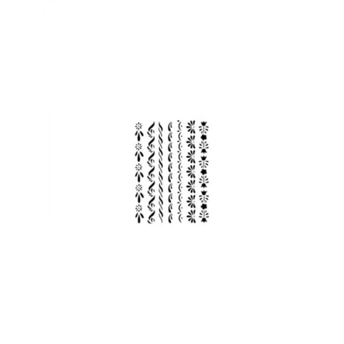 A4 Boyutunda Beyaz Stencil (Şablon), Tek Ebat, Kullanışlı