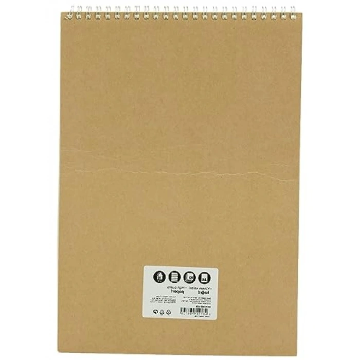 A4 Boyutunda Canlı Renkli 80 Yaprak Çizgili Bloknot