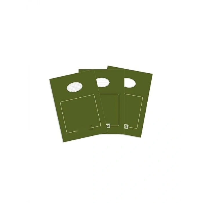 A4 Boyutunda Çizgili Bloknot - 3lü Paket