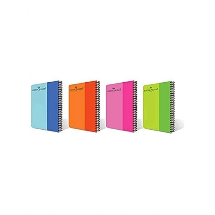 A4 Boyutunda Çizgili Spiralli Defter, 80 Yaprak, Dayanıklı Kapak
