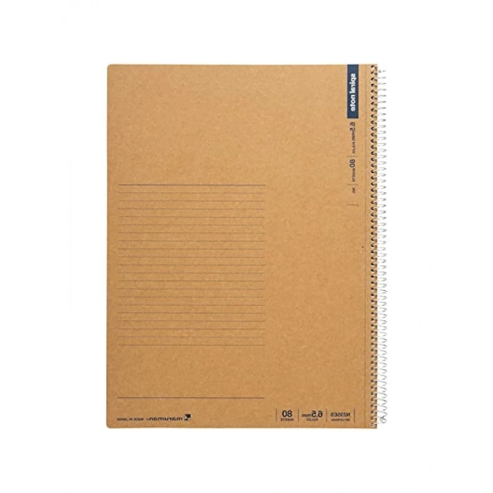 A4 Boyutunda Spiral Ciltli Defter - 80 Yaprak, 38 Çizgili