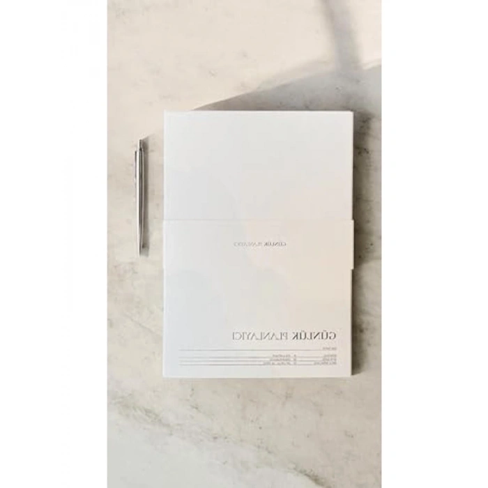 A4 Boyutunda Tarihsiz Günlük Planlayıcı, 12 Aylık