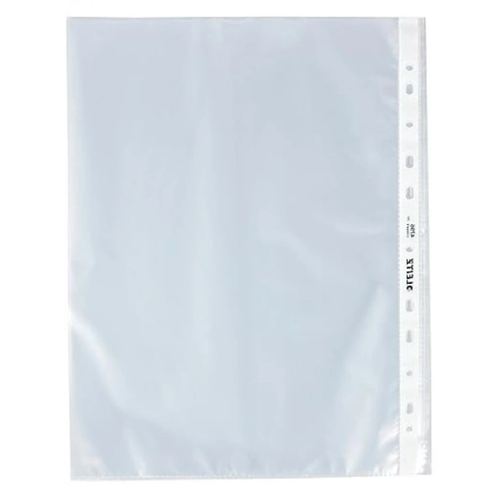 A4 Buzlu Poşet Dosya - 11 Delikli - 100 Adet