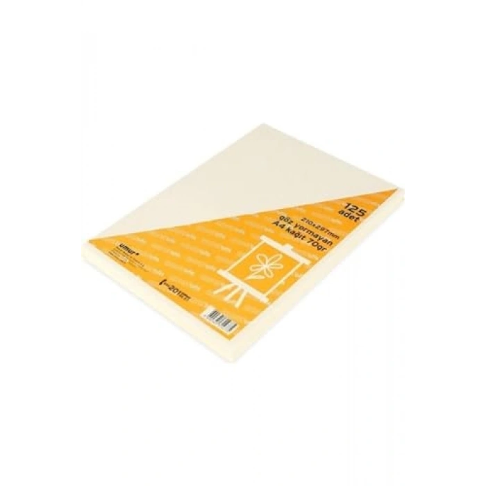 A4 Çizgisiz Kağıt - 125li Paket, Göz Yormayan Kalite