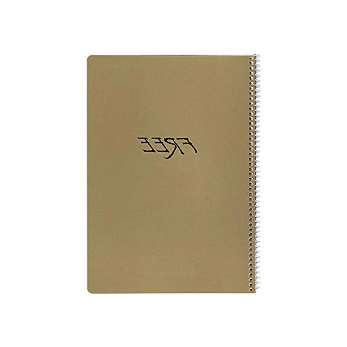 A4 Ebatında Çizgili 80 Yapraklı Spiralli Okul Defteri