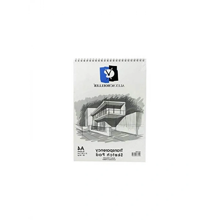 A4 Ebatında Spiral Eskiz Blok, 50 Yaprak