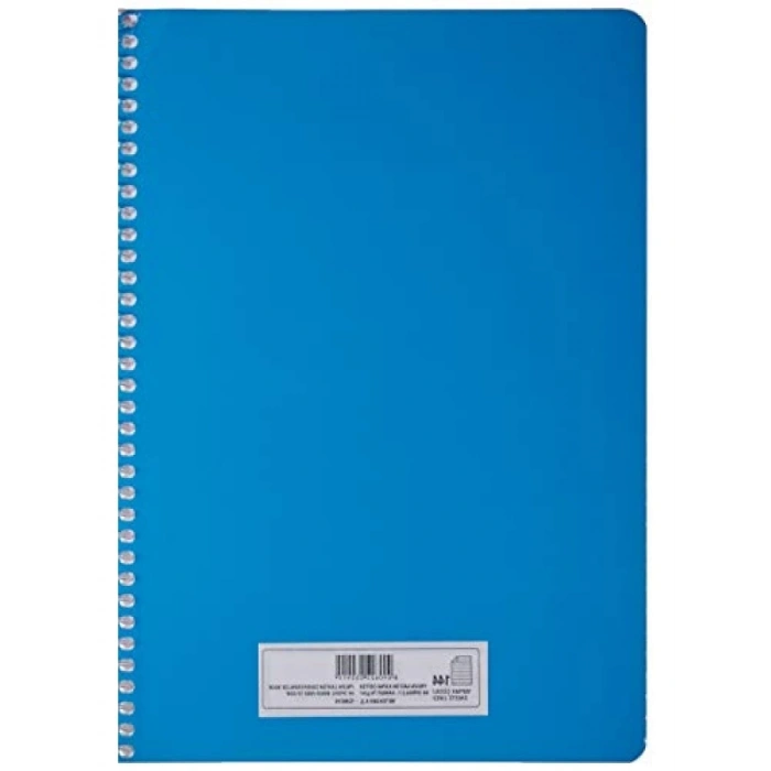 A4 Karton Kapaklı Spiralli Defter - 144 Yaprak, Çizgili