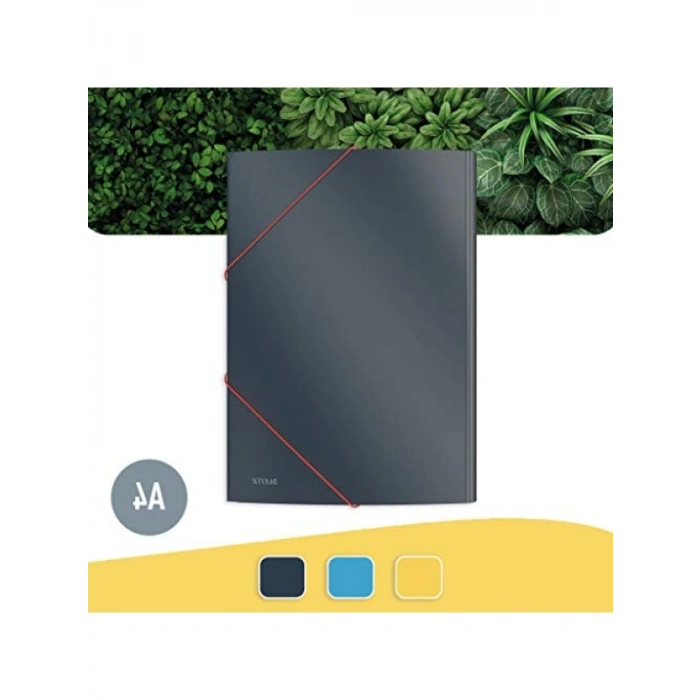 A4 Lastik Kilitli Dosya, Gri