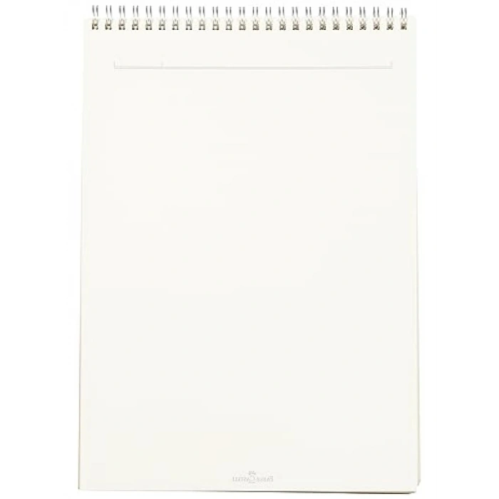 A4 Metalik Kapaklı Düz Sayfa Bloknot, 80 Yaprak