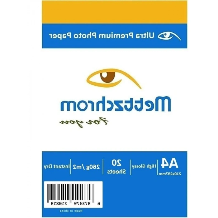 A4 Parlak Fotoğraf Kağıdı, 20 Sayfa, 260 gr, 20 x 30 cm