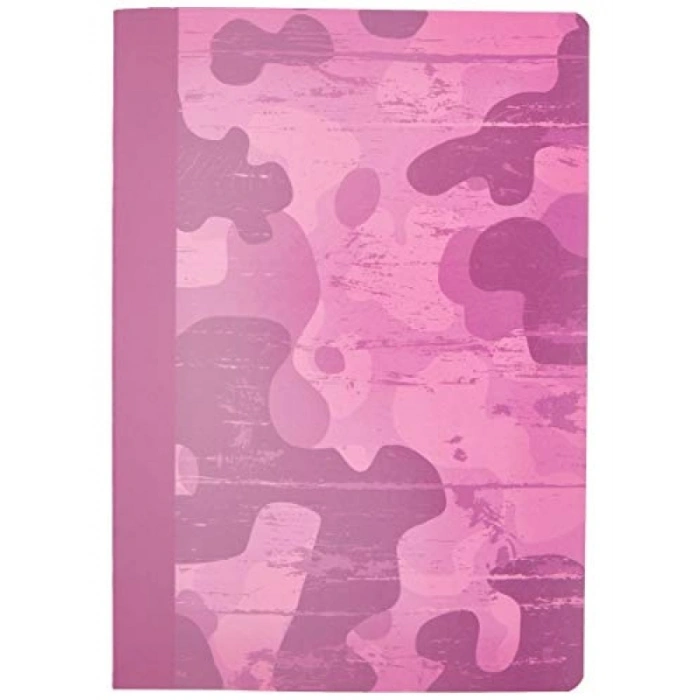 A4 Pembe Kamuflaj Kareli Okul Defteri